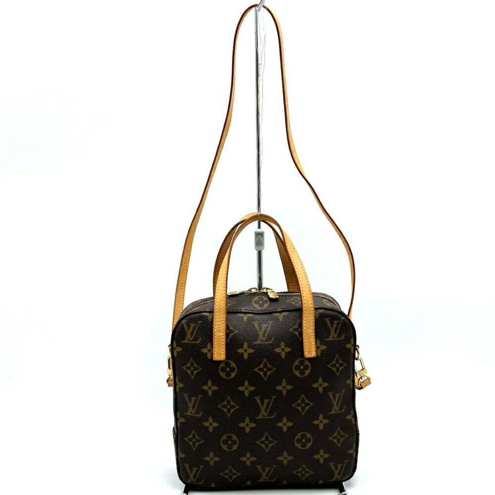 LOUIS VUITTON Authentic Brown Monogram Canvas Shoulder Bag - Picture 9 of 10